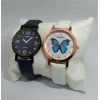 Generic Women's Casual Leather New Stylish Watch Pack Of-2 (Assorted)