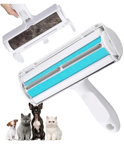 Generic Plastic Dog Hair Remover Roller (Blue)