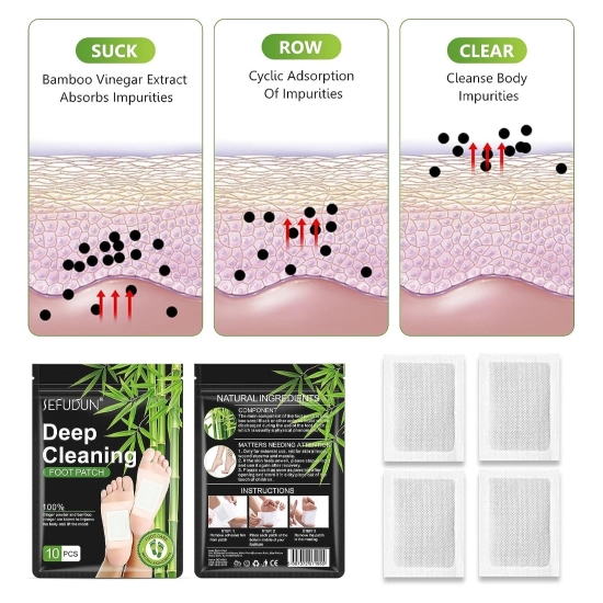 Generic Powder Cleaning Foot Patch (White)