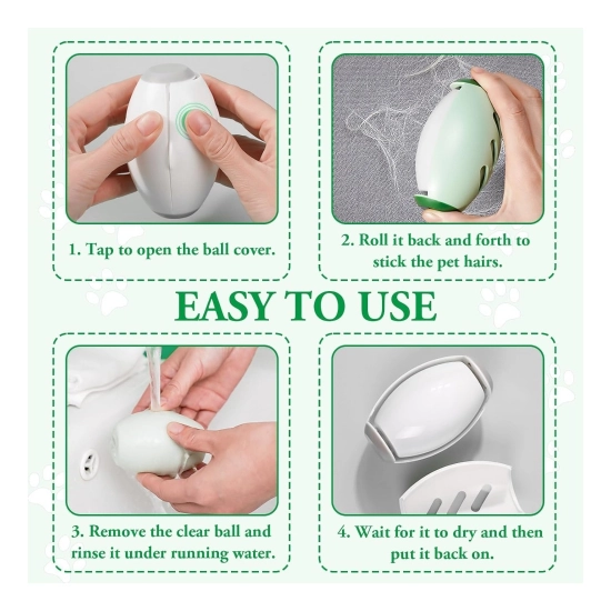 Generic Plastic Dog Hair Remover (Green)