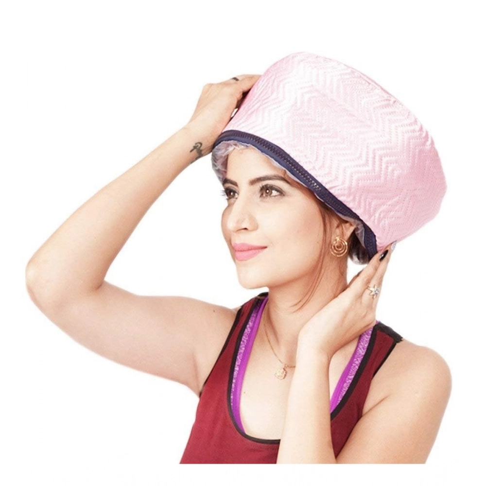 Generic Plastic Head Spa Cap Treatment with Beauty Steamer (Pink) Generic Plastic Head Spa Cap Treatment with Beauty Steamer (Pink)