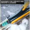Generic Plastic 2 in 1 Bathroom Cleaning Brush with Wiper (Yellow)