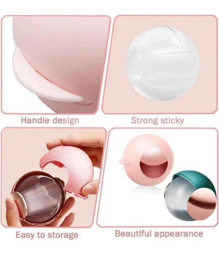 Generic Plastic Remover Sticky Ball for Clothes Gel Lint Roller (Maroon)