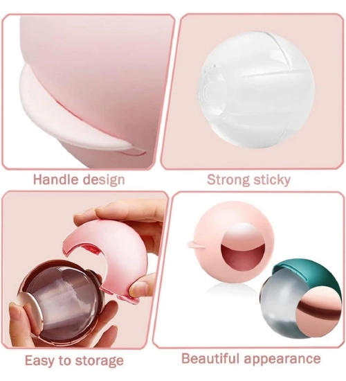 Generic Plastic Remover Sticky Ball for Clothes Gel Lint Roller (Maroon)