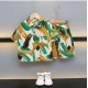 Generic Boy's Lycra Blend Printed Short Sleeve Shirt and Shorts Set (MultiColor) Generic Boy's Lycra Blend Printed Short Sleeve Shirt and Shorts Set (MultiColor)