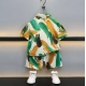 Generic Boy's Lycra Blend Printed Short Sleeve Shirt and Shorts Set (MultiColor) Generic Boy's Lycra Blend Printed Short Sleeve Shirt and Shorts Set (MultiColor)