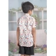 Generic Boy's Cotton Blend Printed Short Sleeve Shirt and Shorts Set (White) Generic Boy's Cotton Blend Printed Short Sleeve Shirt and Shorts Set (White)