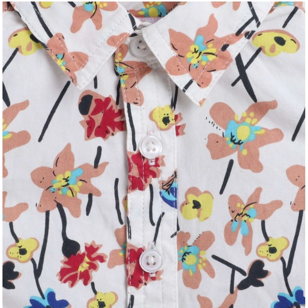 Generic Boy's Cotton Blend Printed Short Sleeve Shirt (MultiColor) Generic Boy's Cotton Blend Printed Short Sleeve Shirt (MultiColor)