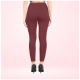 Generic Women's Cotton Blended Solid Ankle legging (Maroon) Generic Women's Cotton Blended Solid Ankle legging (Maroon)