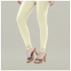 Generic Women's Cotton Blended Solid Churidar leggings (Cream) Generic Women's Cotton Blended Solid Churidar leggings (Cream)