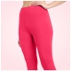 Generic Women's Cotton Blended Solid Ankle legging (Pink) Generic Women's Cotton Blended Solid Ankle legging (Pink)