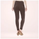 Generic Women's Cotton Blended Solid Churidar leggings (Brown) Generic Women's Cotton Blended Solid Churidar leggings (Brown)