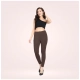 Generic Women's Cotton Blended Solid Ankle legging (Brown) Generic Women's Cotton Blended Solid Ankle legging (Brown)