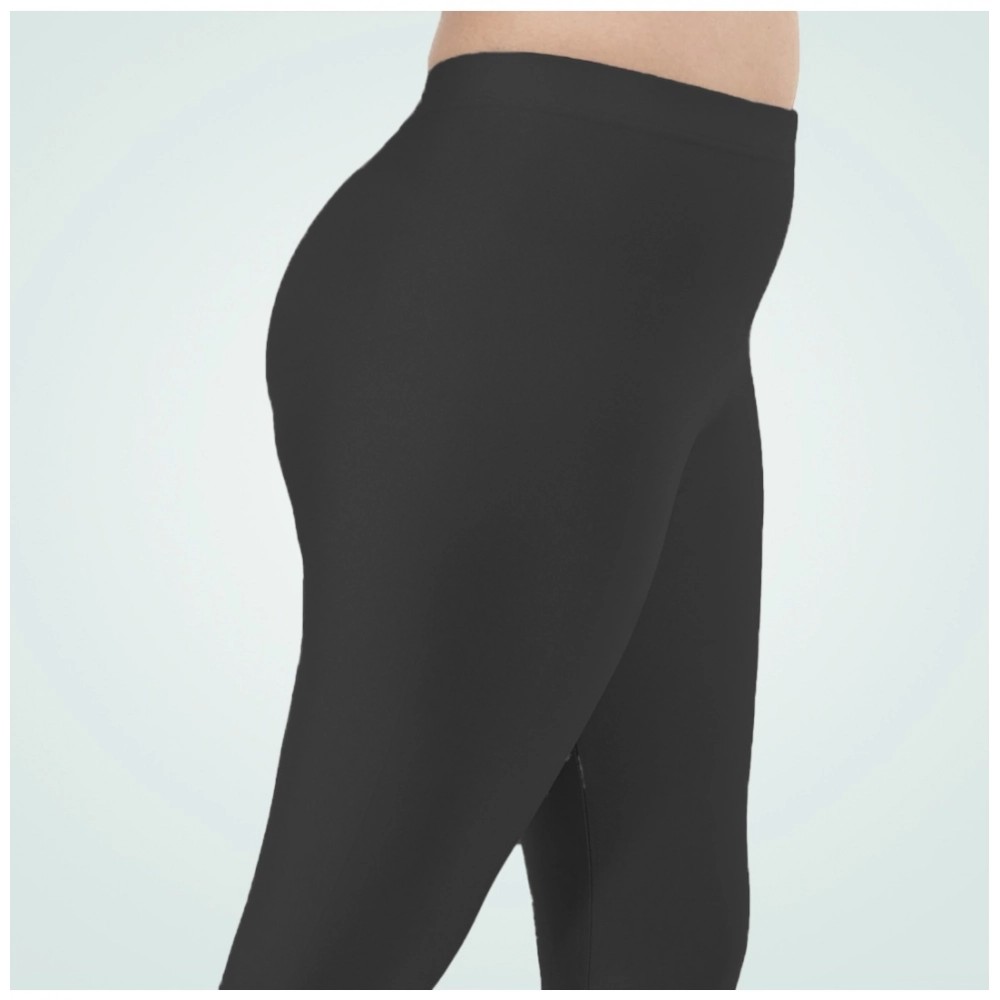 Generic Women's Cotton Blended Solid Shimmer Ankle leggings (Black) Generic Women's Cotton Blended Solid Shimmer Ankle leggings (Black)