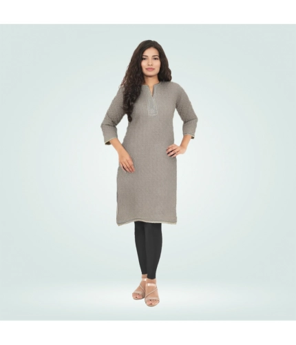 Generic Women's Cotton Blended Solid Shimmer Ankle leggings (Black)