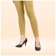Generic Women's Cotton Blended Solid Ankle legging (Beige) Generic Women's Cotton Blended Solid Ankle legging (Beige)