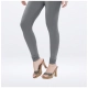 Generic Women's Cotton Blended Solid Churidar leggings (Silver Gray) Generic Women's Cotton Blended Solid Churidar leggings (Silver Gray)