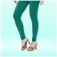 Generic Women's Cotton Blended Solid Churidar leggings (Rama Green) Generic Women's Cotton Blended Solid Churidar leggings (Rama Green)