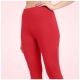 Generic Women's Cotton Blended Solid Ankle legging (Red) Generic Women's Cotton Blended Solid Ankle legging (Red)