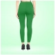 Generic Women's Cotton Blended Solid Ankle legging (Green) Generic Women's Cotton Blended Solid Ankle legging (Green)