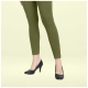 Generic Women's Cotton Blended Solid Ankle legging (Olive Green) Generic Women's Cotton Blended Solid Ankle legging (Olive Green)