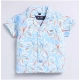 Generic Boy's Lycra Blend Printed Short Sleeve Shirt and Shorts Set (MultiColor) Generic Boy's Lycra Blend Printed Short Sleeve Shirt and Shorts Set (MultiColor)