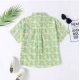 Generic Boy's Cotton Blend Printed Short Sleeve Shirt (Green) Generic Boy's Cotton Blend Printed Short Sleeve Shirt (Green)