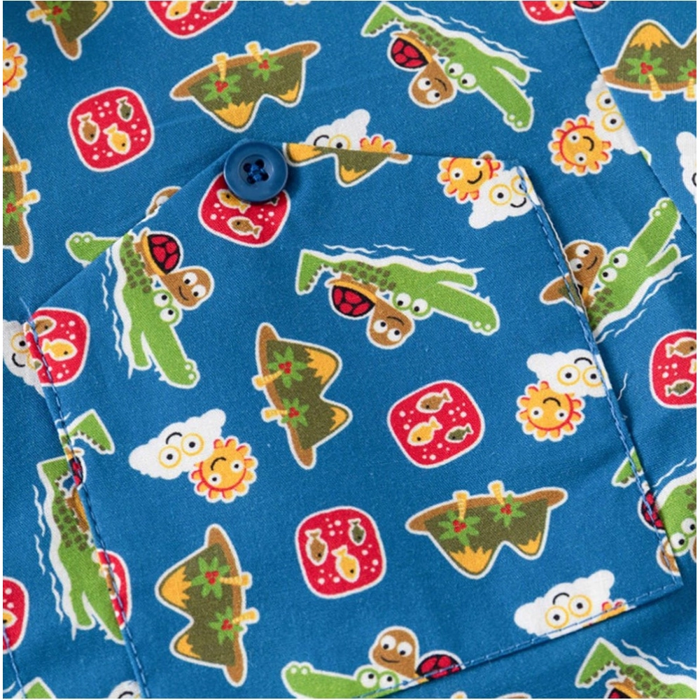 Generic Boy's Cotton Blend Printed Short Sleeve Shirt (MultiColor) Generic Boy's Cotton Blend Printed Short Sleeve Shirt (MultiColor)