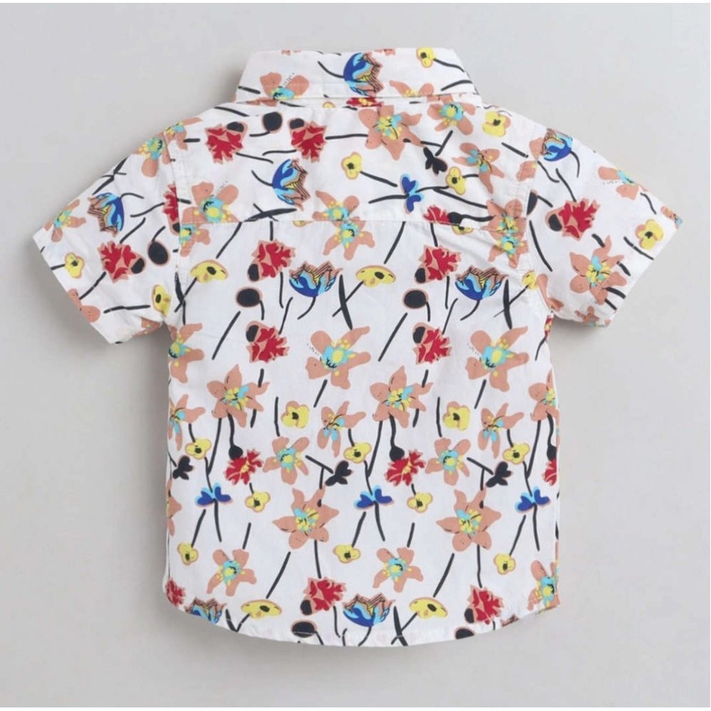 Generic Boy's Cotton Blend Printed Short Sleeve Shirt (MultiColor) Generic Boy's Cotton Blend Printed Short Sleeve Shirt (MultiColor)