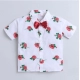 Generic Boy's Cotton Blend Printed Short Sleeve Shirt and Shorts Set (White) Generic Boy's Cotton Blend Printed Short Sleeve Shirt and Shorts Set (White)