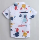 Generic Boy's Cotton Blend Printed Short Sleeve Shirt and Shorts Set (White) Generic Boy's Cotton Blend Printed Short Sleeve Shirt and Shorts Set (White)
