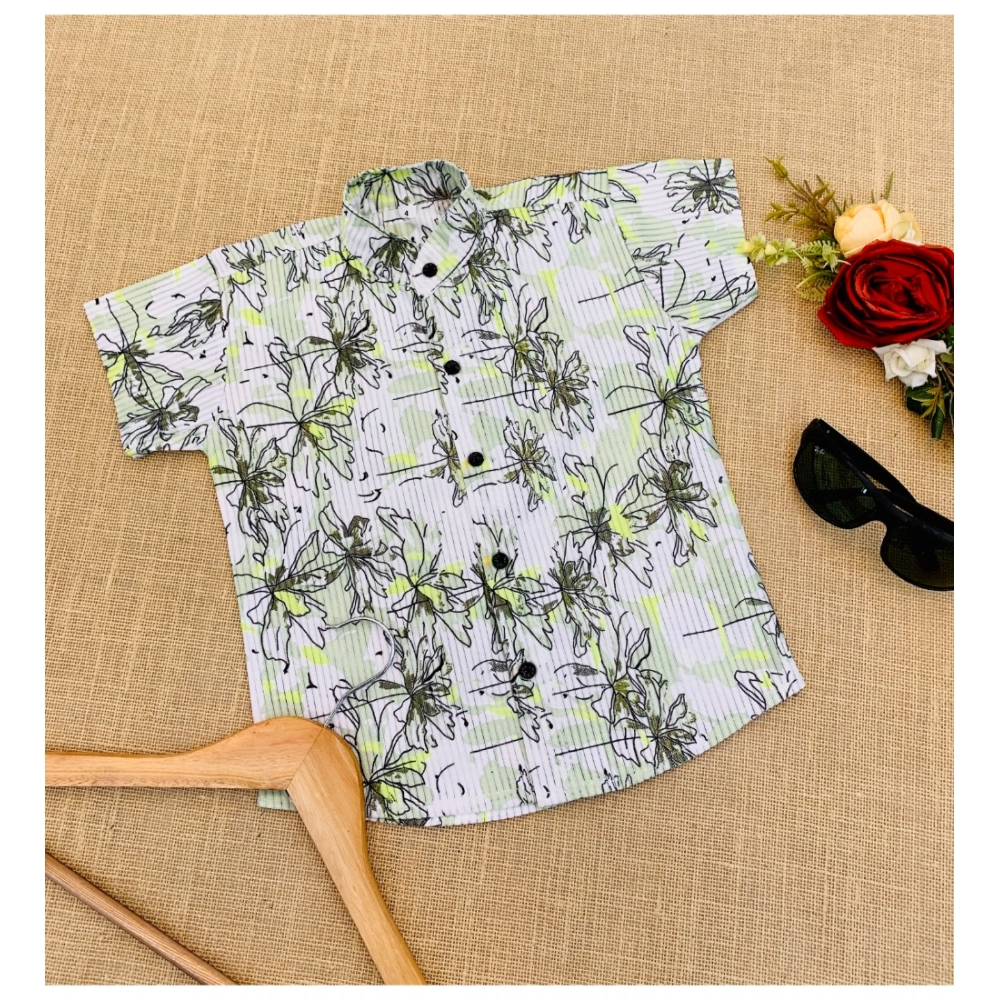Generic Boy's Cotton Blend Printed Short Sleeve Shirt (MultiColor) Generic Boy's Cotton Blend Printed Short Sleeve Shirt (MultiColor)