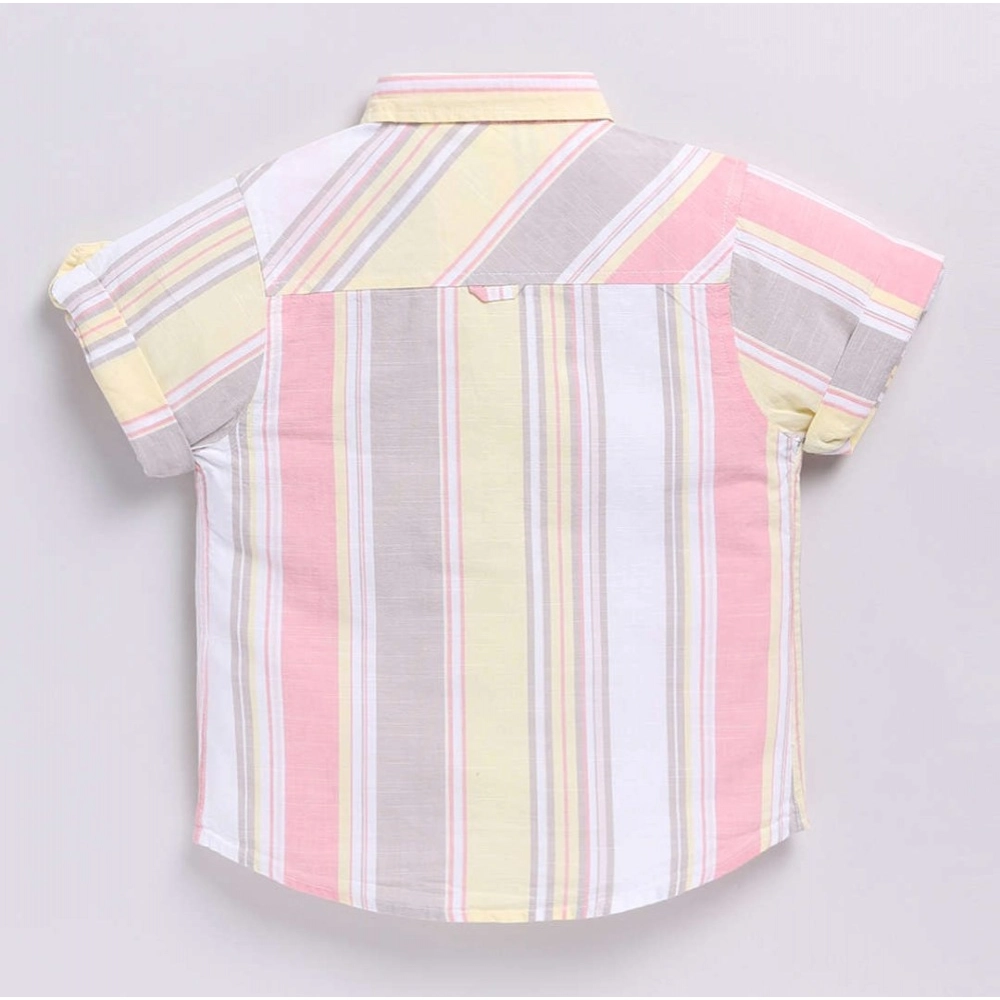 Generic Boy's Cotton Blend Printed Short Sleeve Shirt (MultiColor) Generic Boy's Cotton Blend Printed Short Sleeve Shirt (MultiColor)