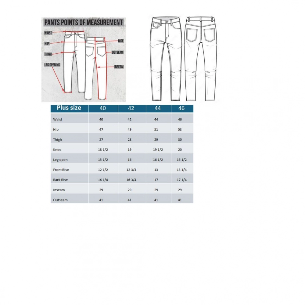 Generic Men's Cotton Blended Solid Plus Size Jeans (Dark Blue) Generic Men's Cotton Blended Solid Plus Size Jeans (Dark Blue)