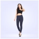 Generic Women's Cotton Blended Solid Ankle legging (Navy) Generic Women's Cotton Blended Solid Ankle legging (Navy)