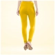 Generic Women's Cotton Blended Solid Churidar leggings (Yellow) Generic Women's Cotton Blended Solid Churidar leggings (Yellow)