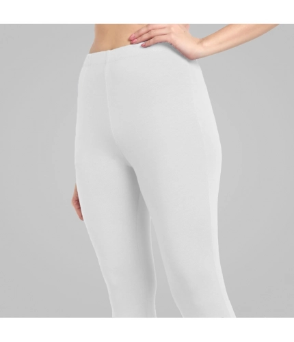 Generic Women's Cotton Blended Solid Ankle legging (White) Generic Women's Cotton Blended Solid Ankle legging (White)