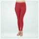 Generic Women's Cotton Blended Solid Shimmer Ankle leggings (Red Maroon) Generic Women's Cotton Blended Solid Shimmer Ankle leggings (Red Maroon)