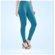 Generic Women's Cotton Blended Solid Churidar leggings (Blue)