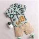 Generic Boy's Cotton Blend Printed Short Sleeve Shirt and Shorts Set (MultiColor) Generic Boy's Cotton Blend Printed Short Sleeve Shirt and Shorts Set (MultiColor)
