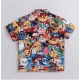 Generic Boy's Lycra Blend Printed Short Sleeve Shirt and Shorts Set (MultiColor) Generic Boy's Lycra Blend Printed Short Sleeve Shirt and Shorts Set (MultiColor)