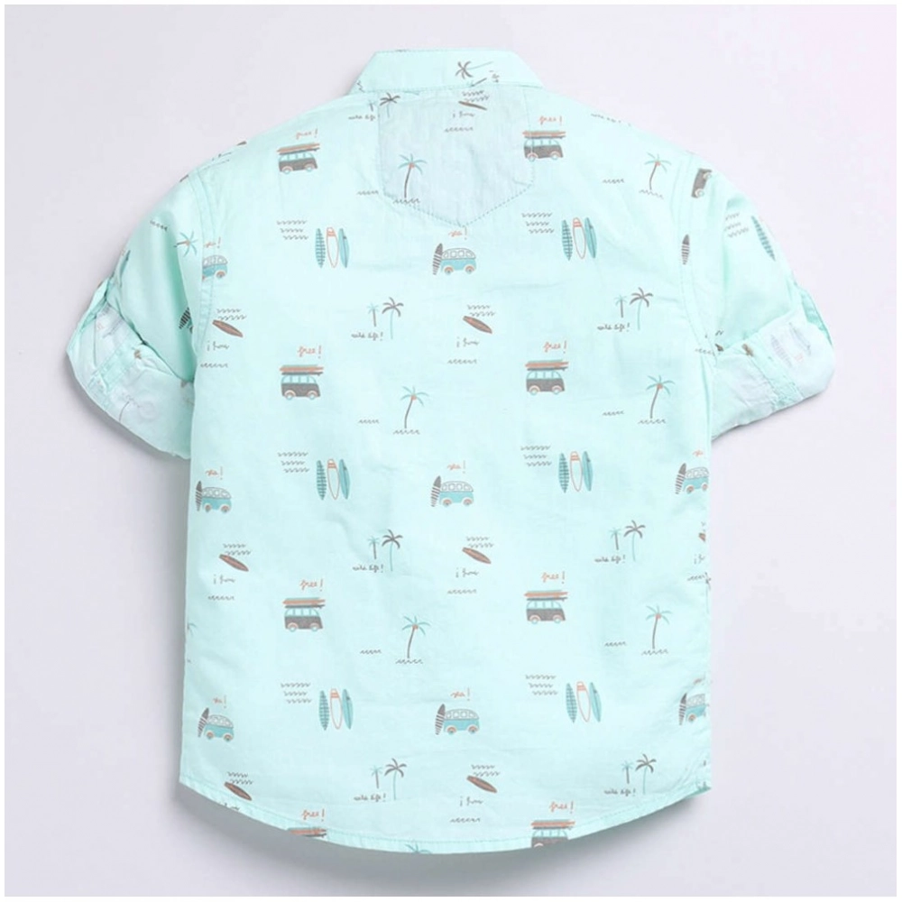Generic Boy's Cotton Blend Printed Short Sleeve Shirt (MultiColor) Generic Boy's Cotton Blend Printed Short Sleeve Shirt (MultiColor)