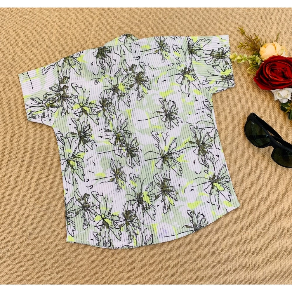 Generic Boy's Cotton Blend Printed Short Sleeve Shirt (MultiColor) Generic Boy's Cotton Blend Printed Short Sleeve Shirt (MultiColor)
