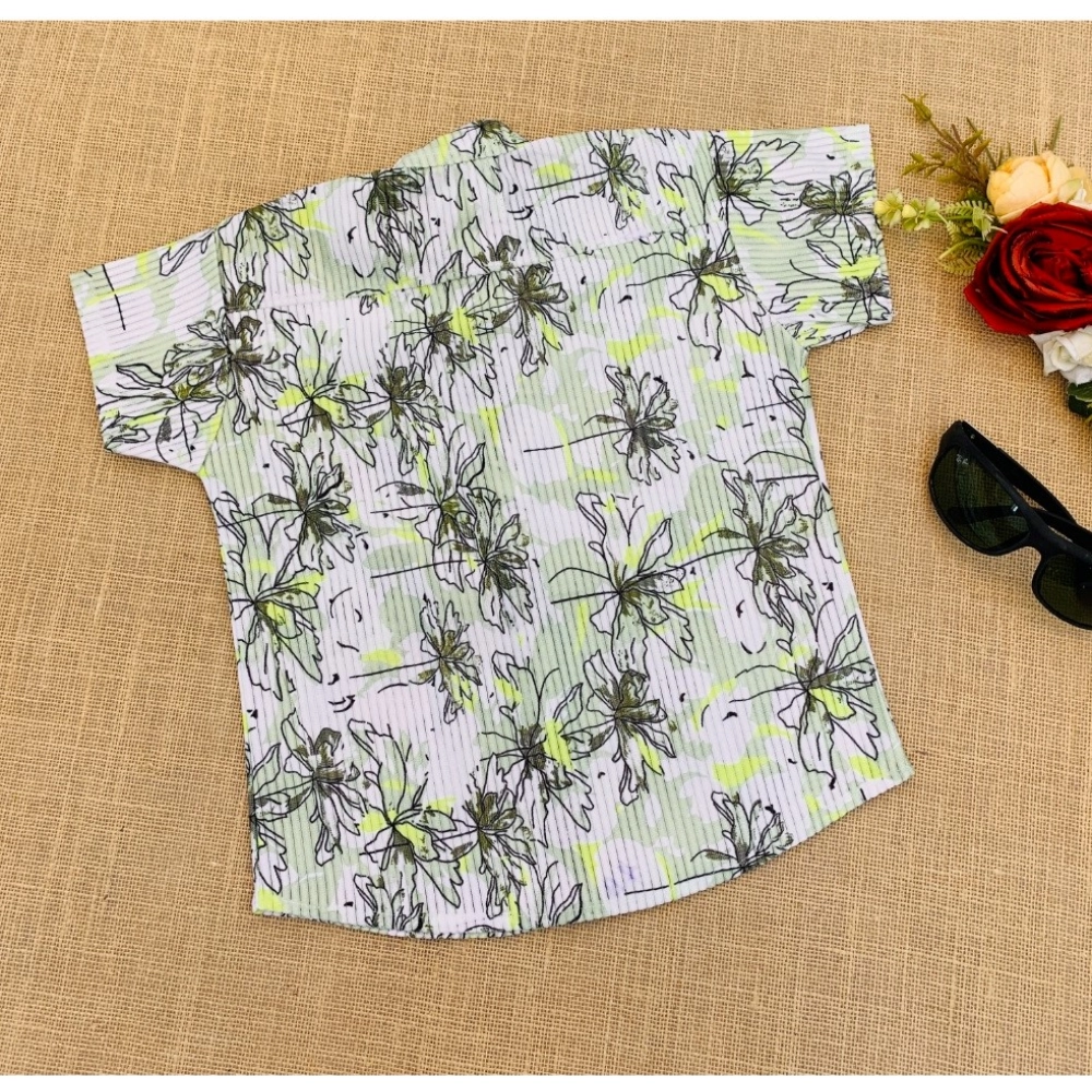 Generic Boy's Cotton Blend Printed Short Sleeve Shirt and Shorts Set (MultiColor) Generic Boy's Cotton Blend Printed Short Sleeve Shirt and Shorts Set (MultiColor)