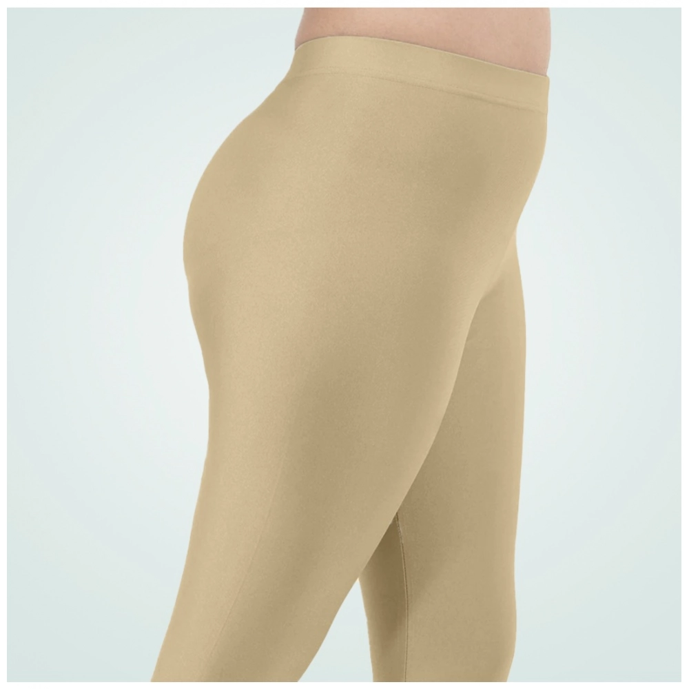 Generic Women's Cotton Blended Solid Shimmer Ankle leggings (New Skin) Generic Women's Cotton Blended Solid Shimmer Ankle leggings (New Skin)