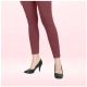 Generic Women's Cotton Blended Solid Ankle legging (Maroon) Generic Women's Cotton Blended Solid Ankle legging (Maroon)