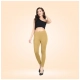 Generic Women's Cotton Blended Solid Ankle legging (Beige) Generic Women's Cotton Blended Solid Ankle legging (Beige)
