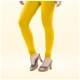 Generic Women's Cotton Blended Solid Churidar leggings (Yellow) Generic Women's Cotton Blended Solid Churidar leggings (Yellow)
