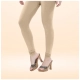 Generic Women's Cotton Blended Solid Churidar leggings (Skin)