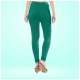 Generic Women's Cotton Blended Solid Churidar leggings (Rama Green) Generic Women's Cotton Blended Solid Churidar leggings (Rama Green)